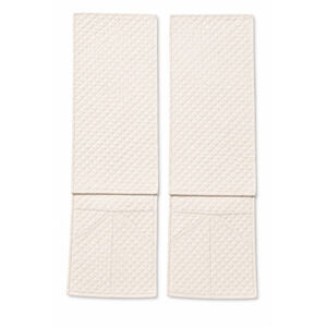Sleep Number Quilted Bedside Pocket Organizer Set Ivory Adjustable Bed